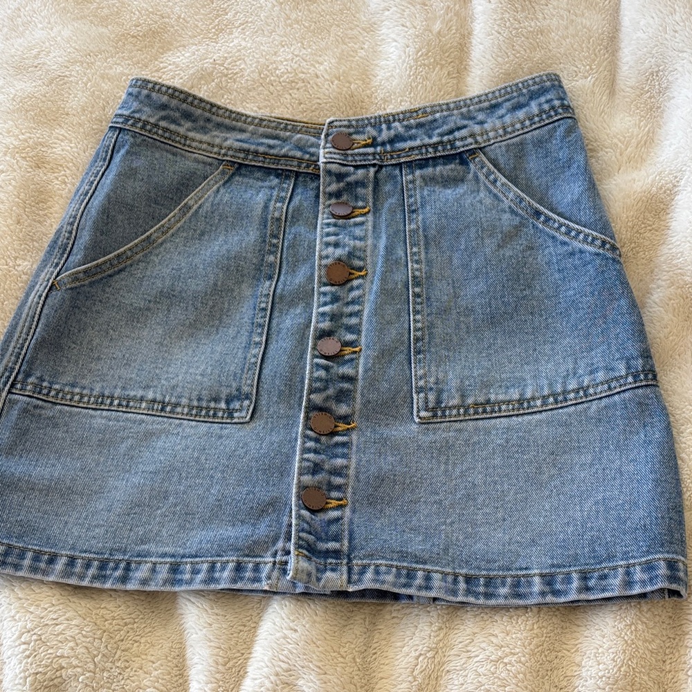 O’neill denim button front skirt